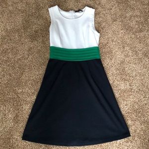 Classic color block dress